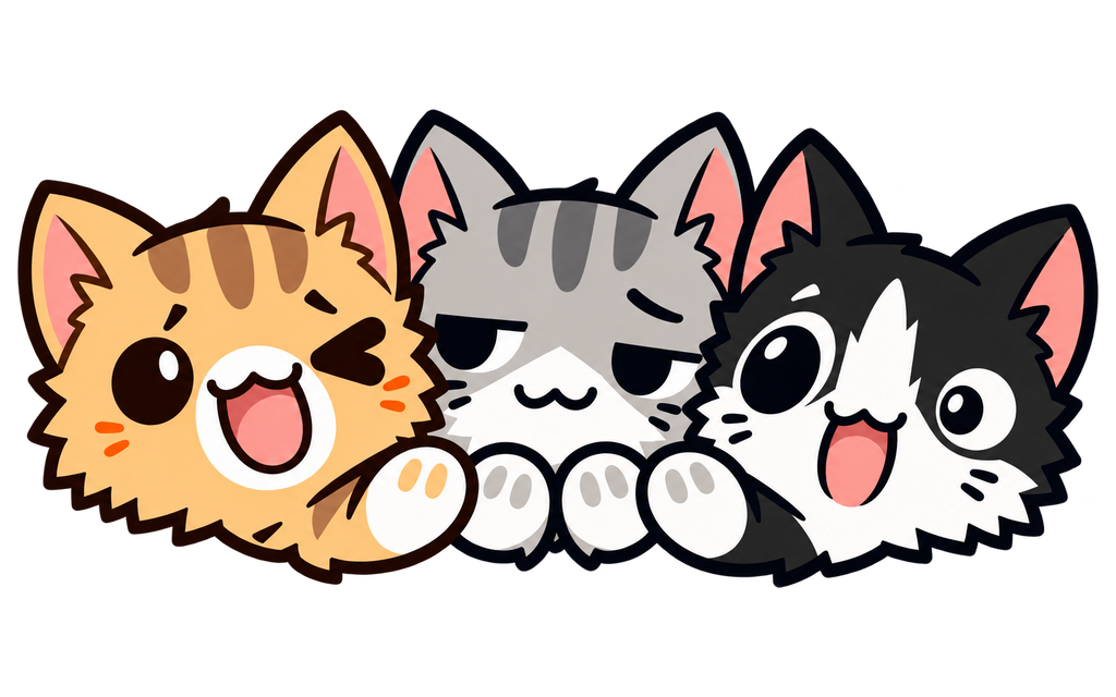 Happy cats